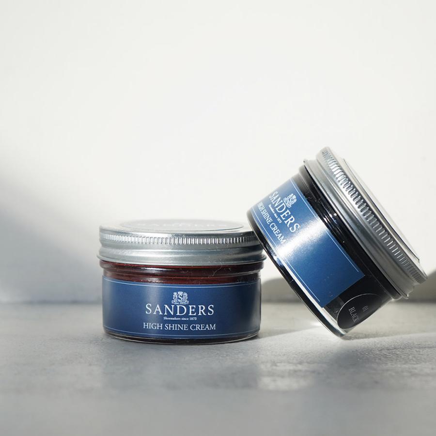 SANDERS（サンダース） ハイシャインクリーム / 靴クリーム 乳化性 シューケア 黒 茶色 | SANDERS | 04