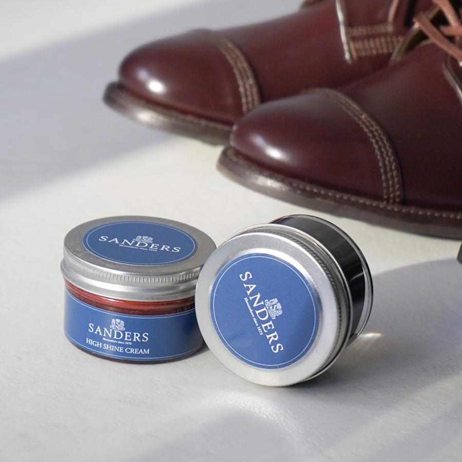 SANDERS（サンダース） ハイシャインクリーム / 靴クリーム 乳化性 シューケア 黒 茶色 | SANDERS | 05