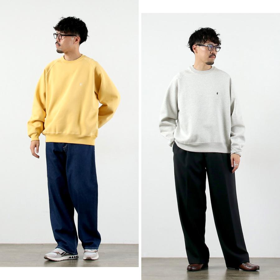 GYMPHLEX（ジムフレックス） スイングスリーブ クルーネック プルオーバースウェット / メンズ 長袖 裏起毛 | GYMPHLEX | 18