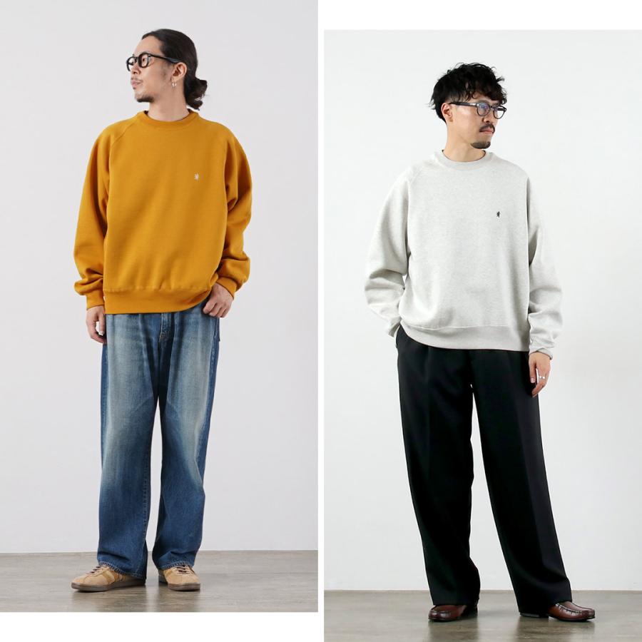 GYMPHLEX（ジムフレックス） スイングスリーブ クルーネック プルオーバースウェット / メンズ 長袖 裏起毛 | GYMPHLEX | 18