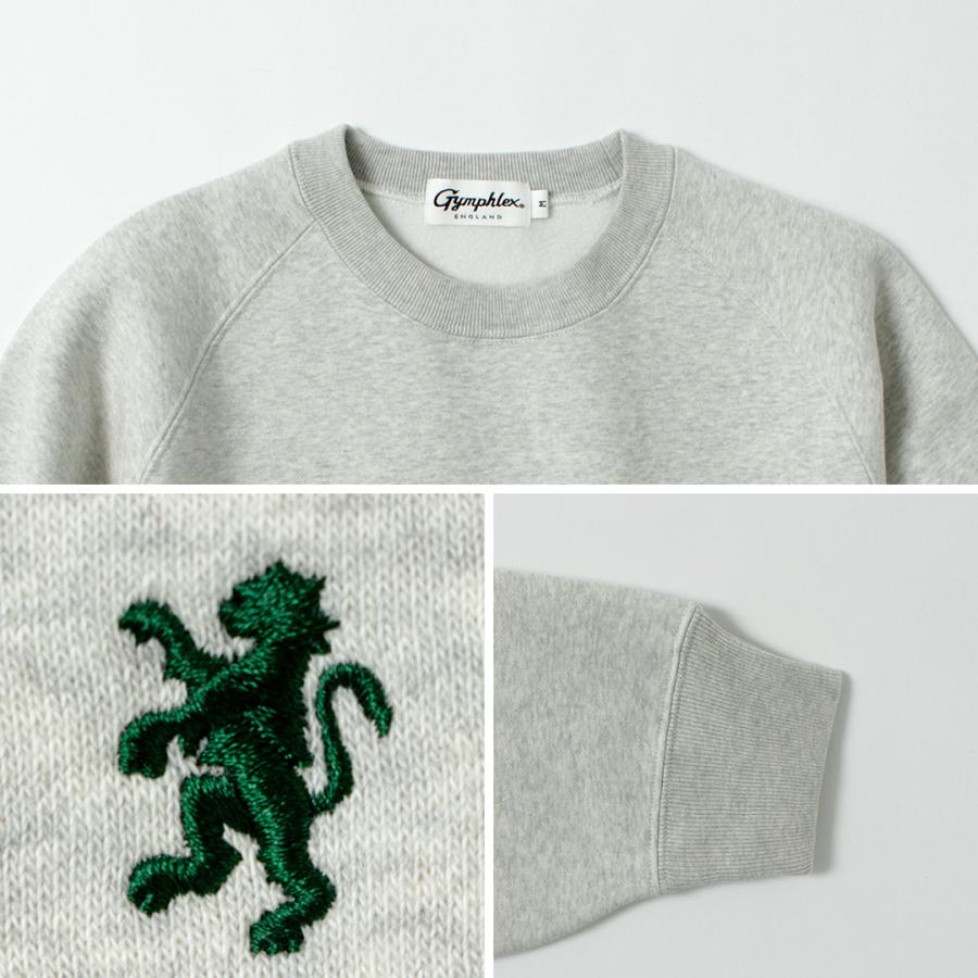 GYMPHLEX（ジムフレックス） スイングスリーブ クルーネック プルオーバースウェット / メンズ 長袖 裏起毛 | GYMPHLEX | 19