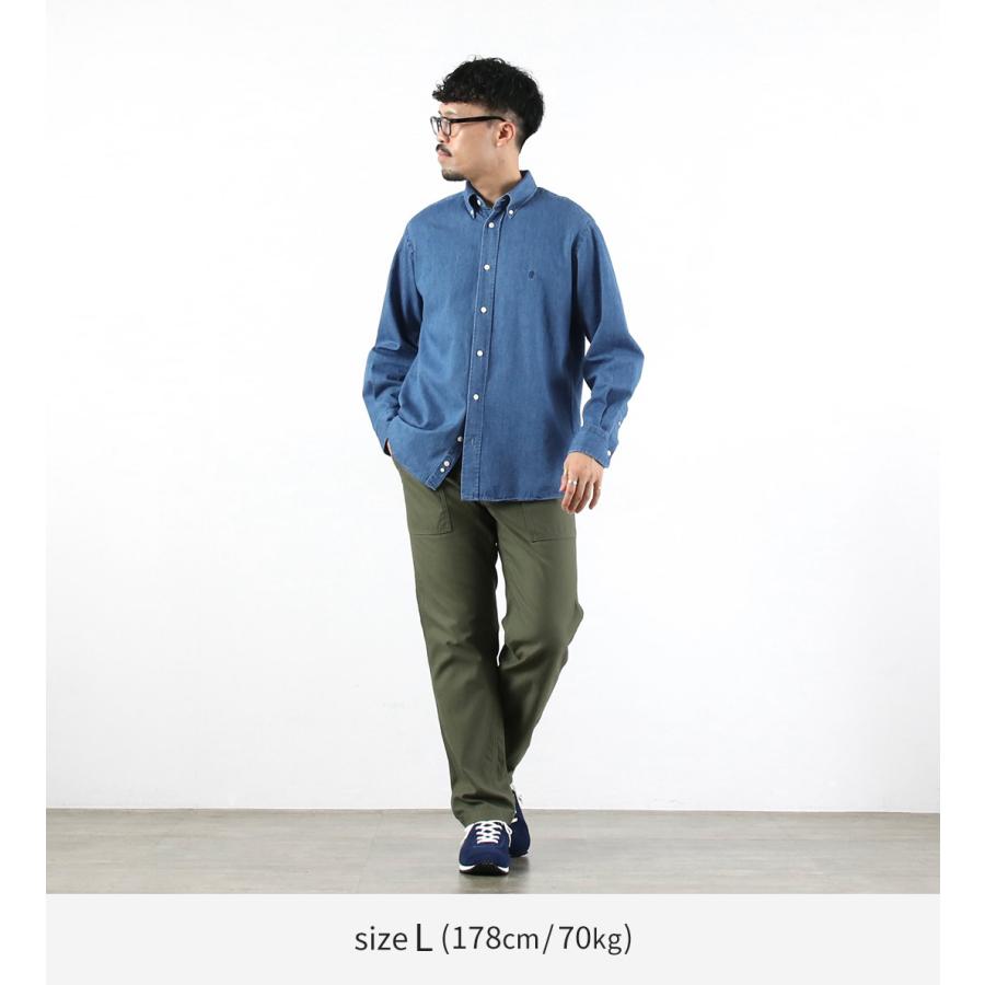 GYMPHLEX（ジムフレックス） デニム ボタンダウンシャツ / メンズ 長袖