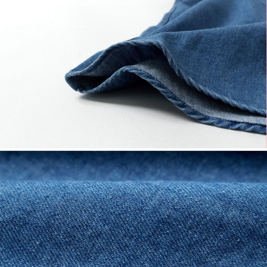 GYMPHLEX（ジムフレックス） デニム ボタンダウンシャツ / メンズ 長袖 日本製 綿 コットン #GY-B0196 SDM_B.D. SHIRT L/S | GYMPHLEX | 07