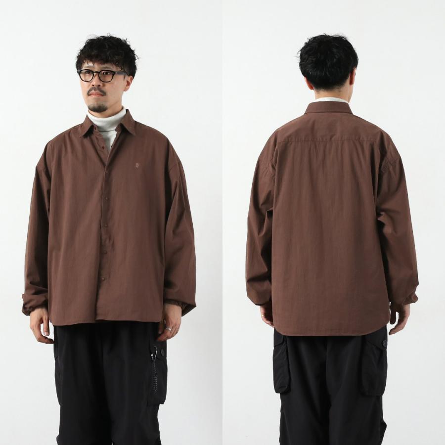ジムフレックス長袖シャツ GYMPHLEX（ジムフレックス） レギュラーカラーシャツ バイオピーチ