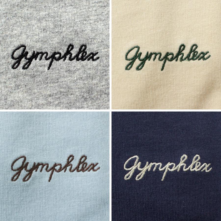 GYMPHLEX（ジムフレックス） ハイガーゼコットン ロングスリーブTシャツ / メンズ 長袖 ロンT 綿 刺繍 | GYMPHLEX | 14