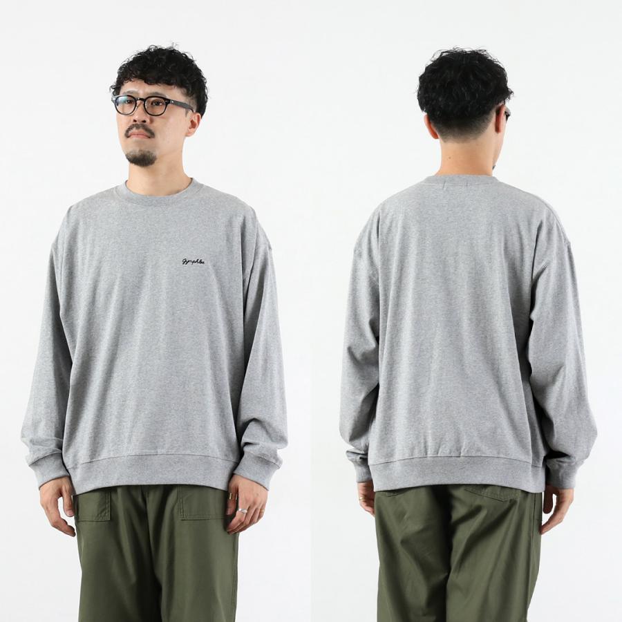 GYMPHLEX（ジムフレックス） ハイガーゼコットン ロングスリーブTシャツ / メンズ 長袖 ロンT 綿 刺繍 | GYMPHLEX | 15