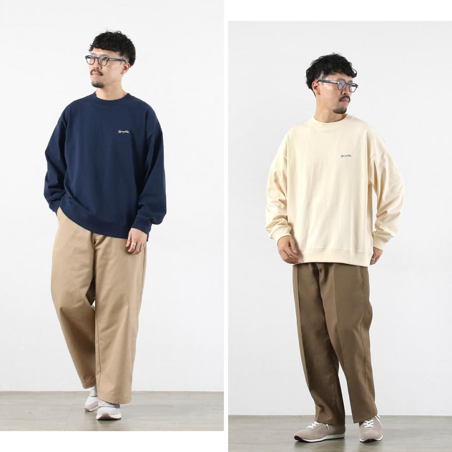 GYMPHLEX（ジムフレックス） ハイガーゼコットン ロングスリーブTシャツ / メンズ 長袖 ロンT 綿 刺繍 | GYMPHLEX | 16