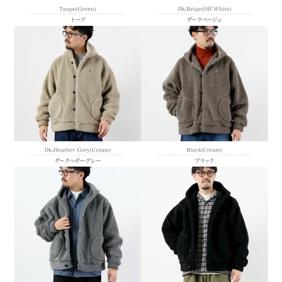 GYMPHLEX（ジムフレックス） ボア フードジャケット / メンズ フリース #GY-A0727 BOA_BOA HOODED JACKET | GYMPHLEX | 05