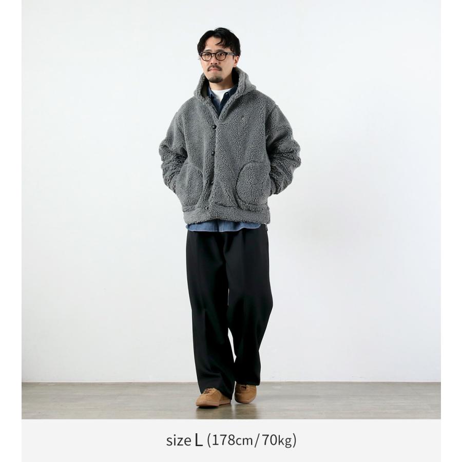 GYMPHLEX（ジムフレックス） ボア フードジャケット / メンズ フリース #GY-A0727 BOA_BOA HOODED JACKET | GYMPHLEX | 07
