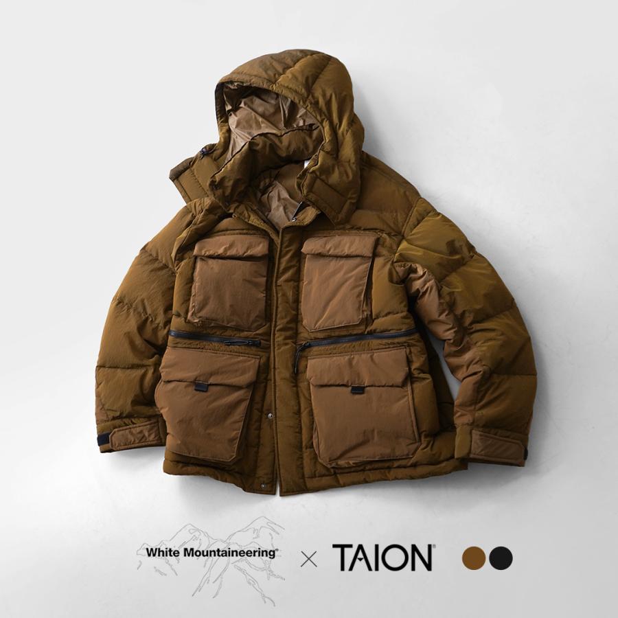 WHITE MOUNTAINEERING（ホワイトマウンテニアリング） タイオンコラボ リップストップ ダウンジャケット / TAION メンズ 850FP 撥水 | WHITE MOUNTAINEERING