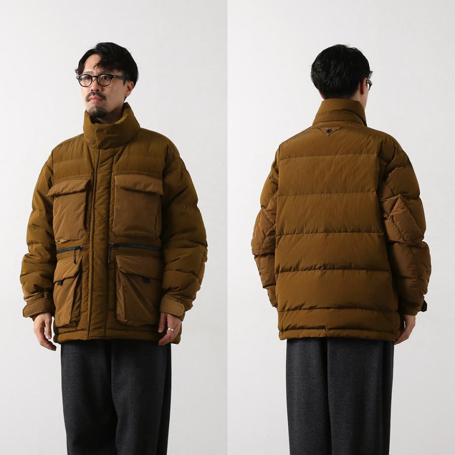 WHITE MOUNTAINEERING（ホワイトマウンテニアリング） タイオンコラボ リップストップ ダウンジャケット / TAION メンズ 850FP 撥水 | WHITE MOUNTAINEERING | 17