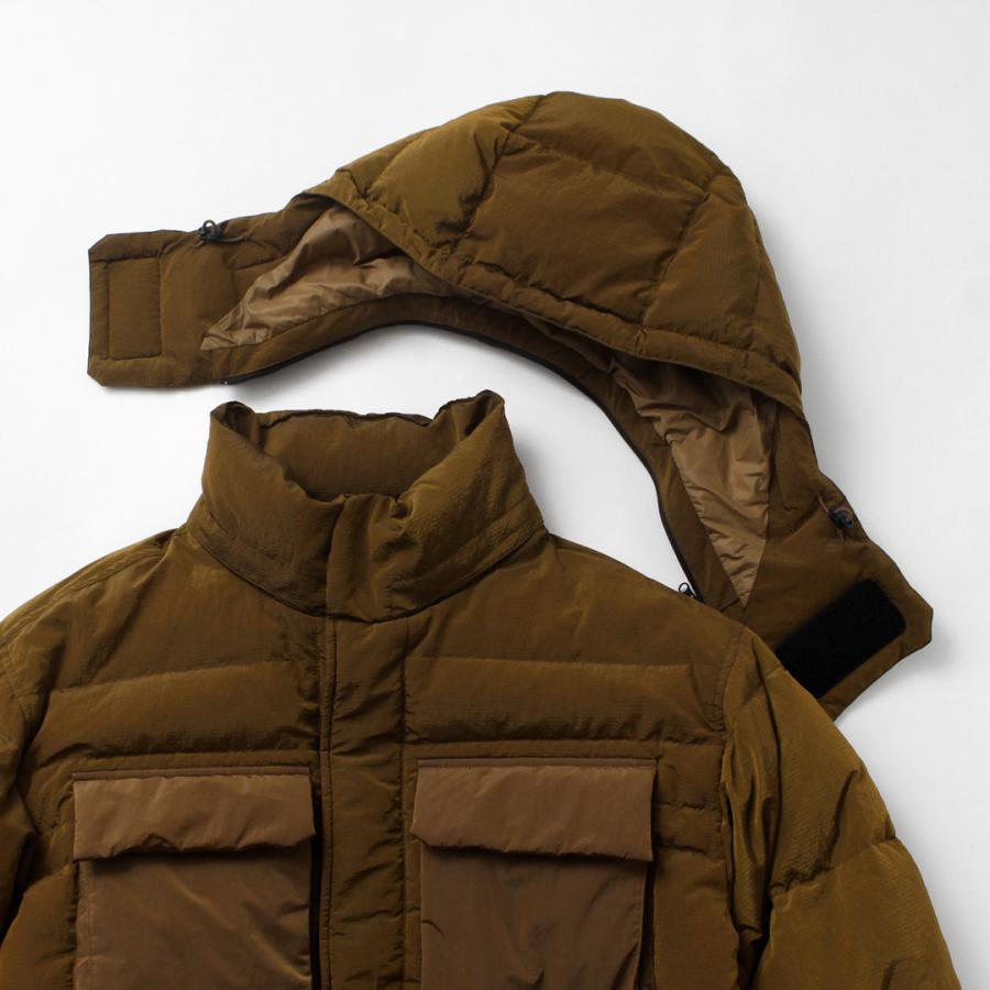 WHITE MOUNTAINEERING（ホワイトマウンテニアリング） タイオンコラボ リップストップ ダウンジャケット / TAION メンズ 850FP 撥水 | WHITE MOUNTAINEERING | 11