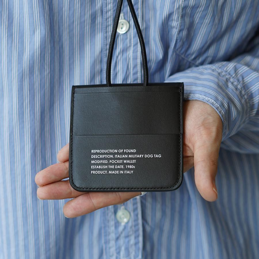 REPRODUCTION OF FOUND（リプロダクション オブ ファウンド） イタリアンミリタリー ドッグタグ ウォレット ネックポーチ / 財布 レザー 本革 | REPRODUCTION OF FOUND | 11