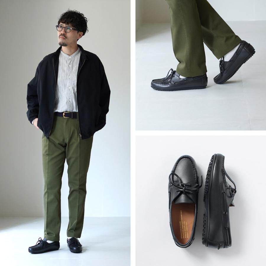 REPRODUCTION OF FOUND（リプロダクション オブ ファウンド） イタリアンネイビー ミリタリー デッキシューズ / メンズ 靴 革靴 | REPRODUCTION OF FOUND | 03