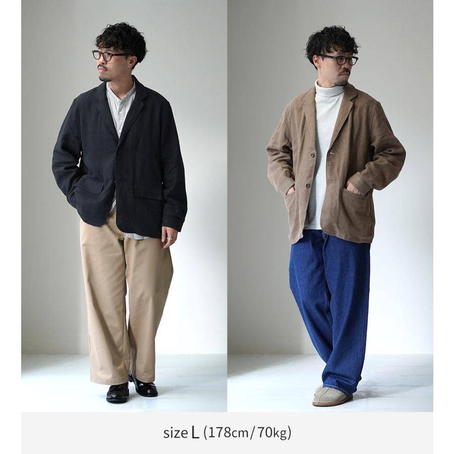 KEMA DESIGNS（ケマデザインズ） ジャーマン ワークテーラードジャケット / メンズ リネン シングル 羽織 | kema designs | 05