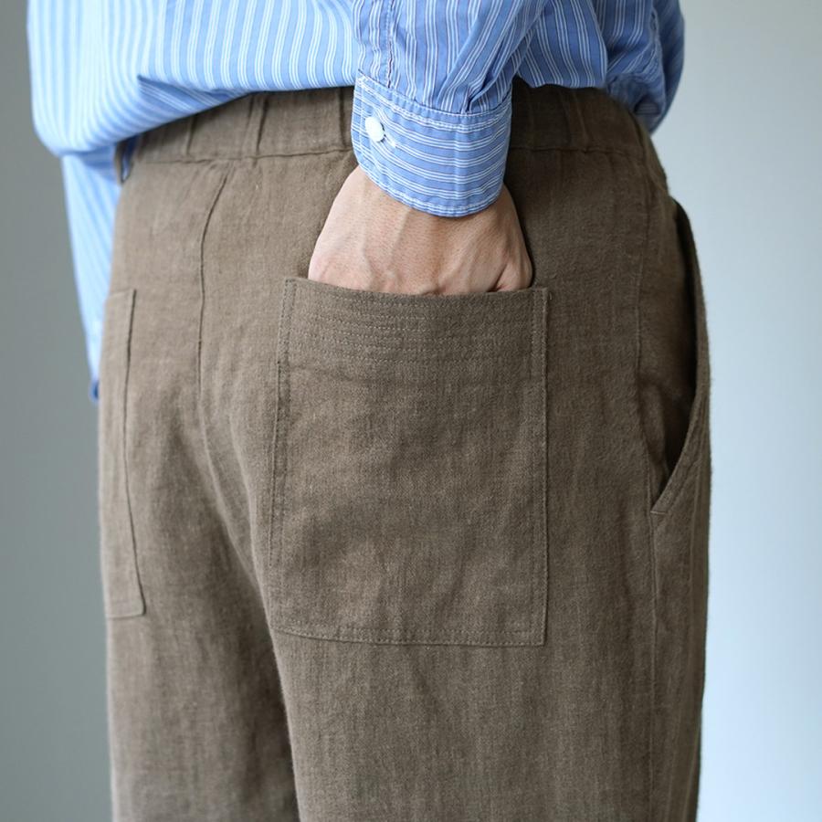 KEMA DESIGNS（ケマデザインズ） ジャーマン 1タック イージーパンツ / メンズ リネン セットアップ ゴム 日本製 | kema designs | 12