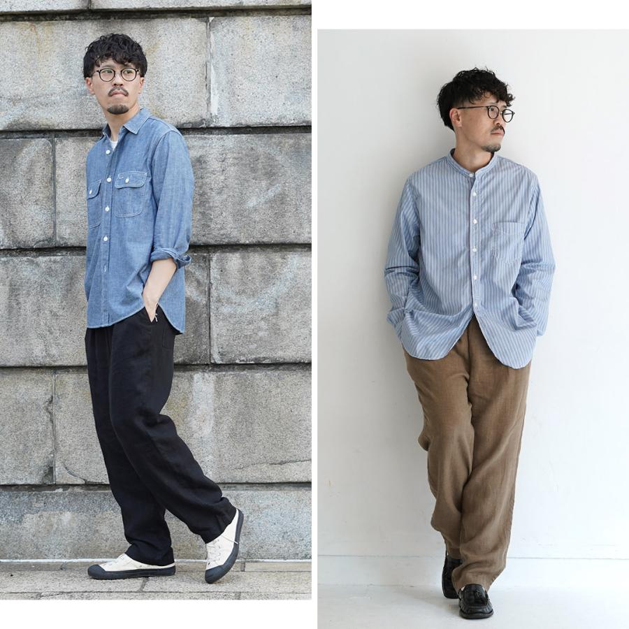 KEMA DESIGNS（ケマデザインズ） ジャーマン 1タック イージーパンツ / メンズ リネン セットアップ ゴム 日本製 | kema designs | 14