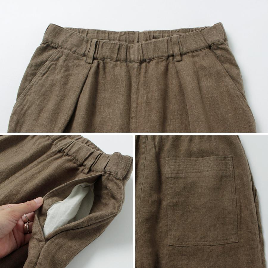 KEMA DESIGNS（ケマデザインズ） ジャーマン 1タック イージーパンツ / メンズ リネン セットアップ ゴム 日本製 | kema designs | 16