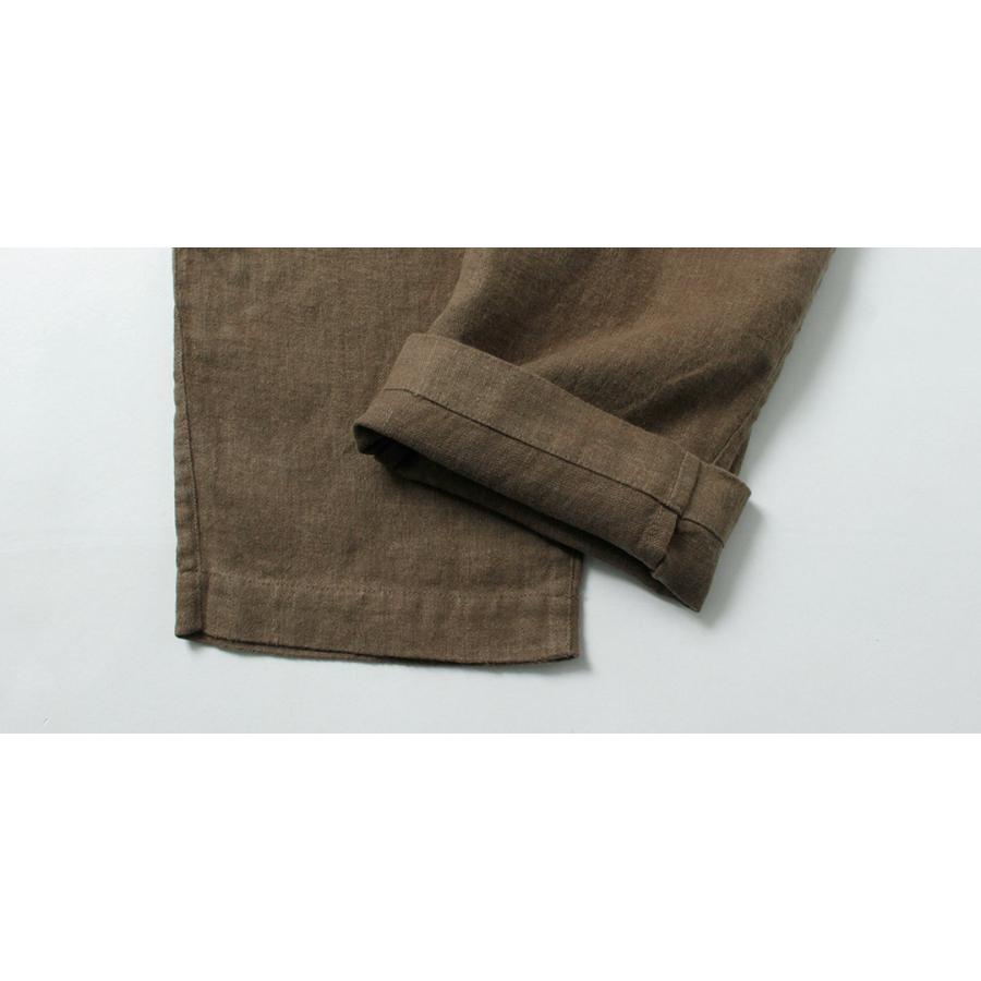 KEMA DESIGNS（ケマデザインズ） ジャーマン 1タック イージーパンツ / メンズ リネン セットアップ ゴム 日本製 | kema designs | 17