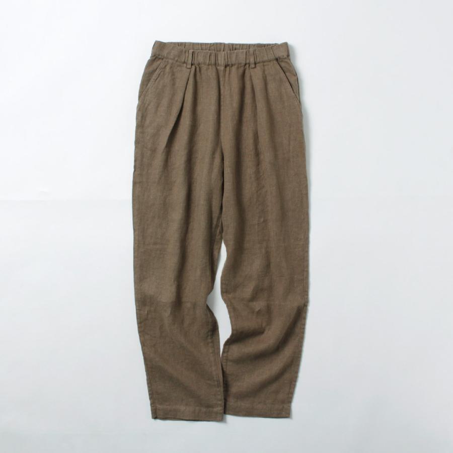 KEMA DESIGNS（ケマデザインズ） ジャーマン 1タック イージーパンツ / メンズ リネン セットアップ ゴム 日本製 | kema designs | 04