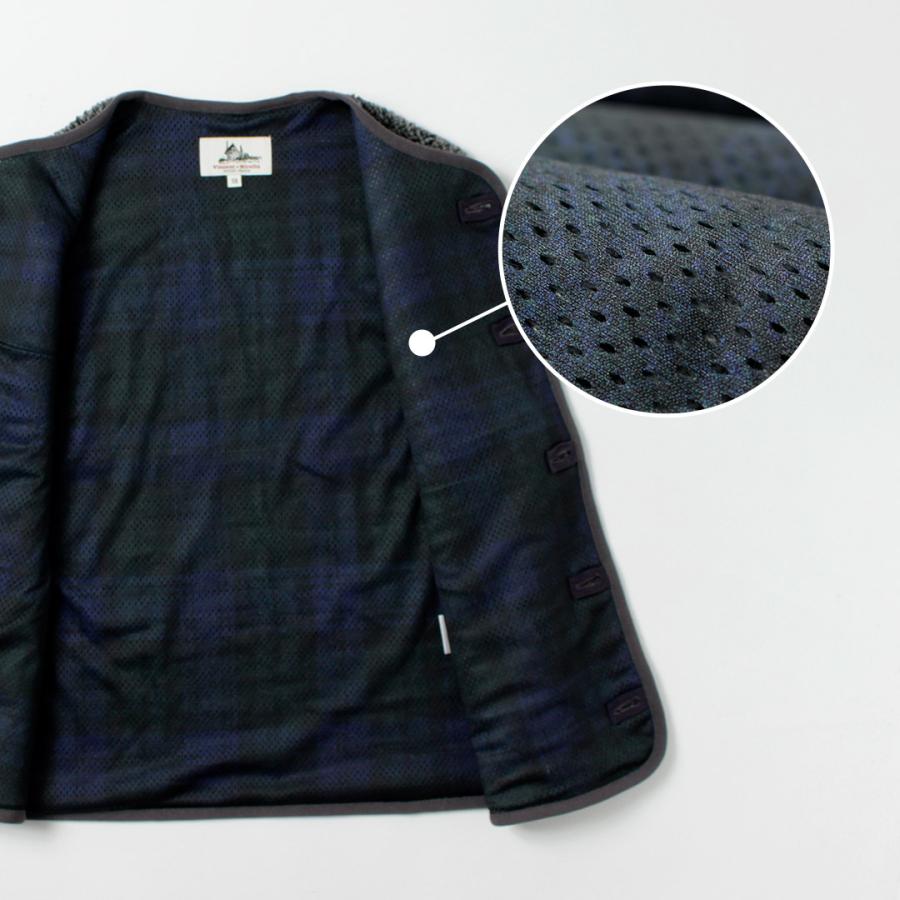 VINCENT ET MIREILLE（ヴァンソン エ ミレイユ） ボアベスト プレイド M / メンズ フリース 保温 Boa Vest Plaid | VINCENT ET MIREILLE | 11