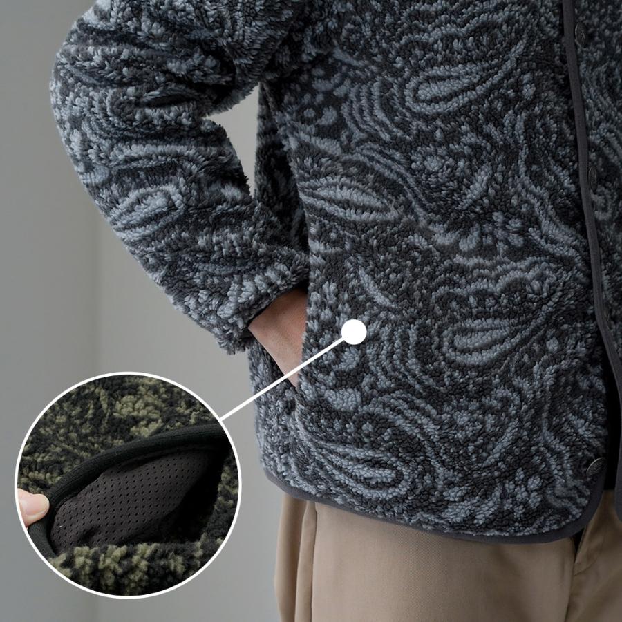 VINCENT ET MIREILLE（ヴァンソン エ ミレイユ） ボアカーディガン リバーシブル M / メンズ アウター フリース | VINCENT ET MIREILLE | 12