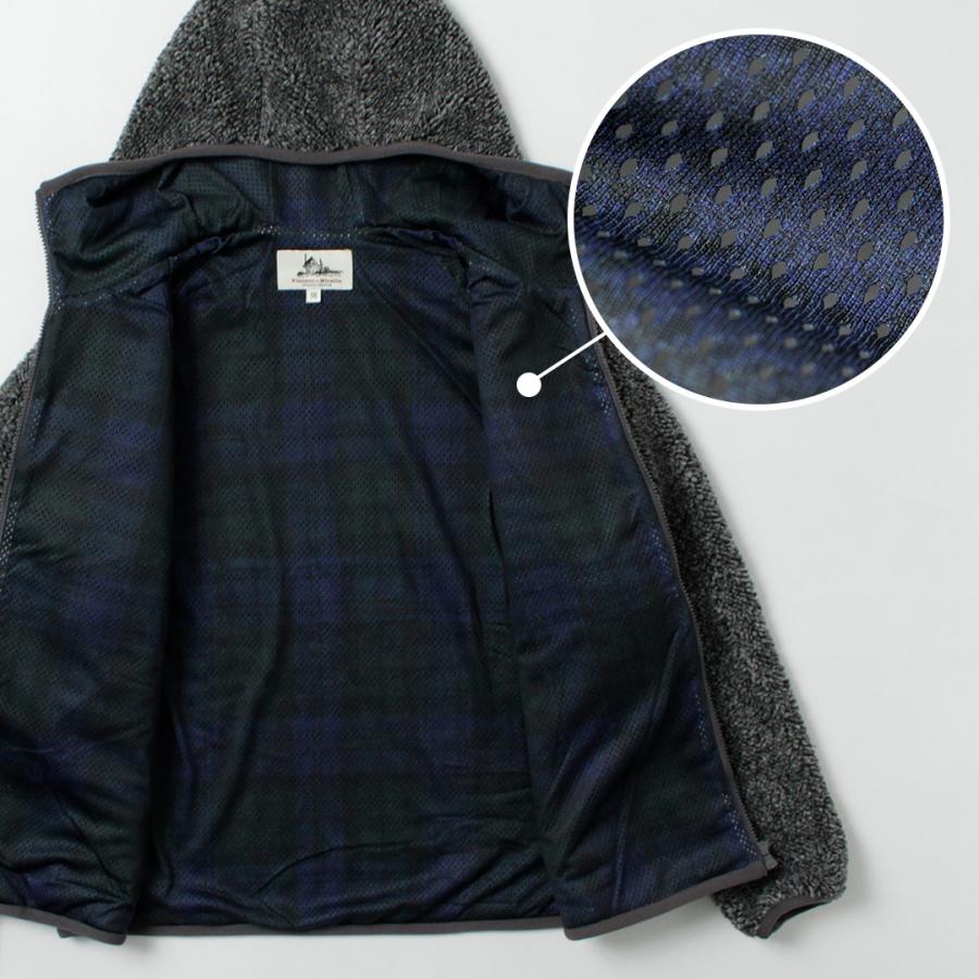 VINCENT ET MIREILLE（ヴァンソン エ ミレイユ） ボア フーディー プレイド M / メンズ アウター Boa Hoodei Plaid | VINCENT ET MIREILLE | 08
