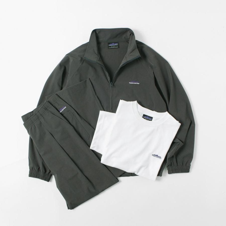 THOUSAND MILE（サウザンドマイル） ジップブルゾン＆Tシャツ＆パンツ セット / イージーパンツ ウエストゴム 半袖 メンズ | THOUSAND MILE | 04