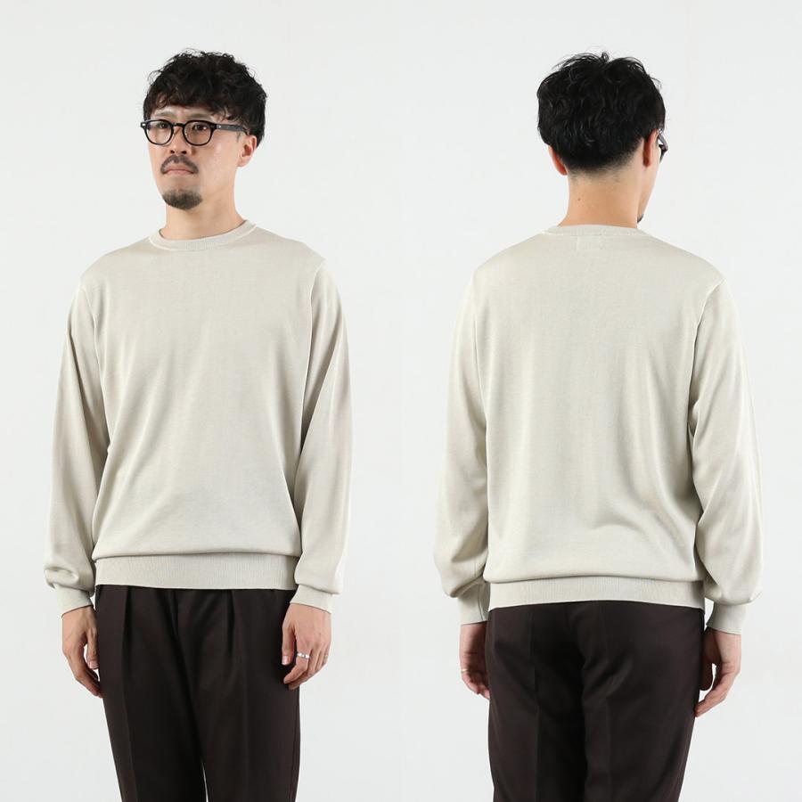 Yonetomi SILK KNIT CREW シルクニット SILK KNIT PULLOVER - Yonetomi STORE ONLINE｜ヨネトミストアオンライン