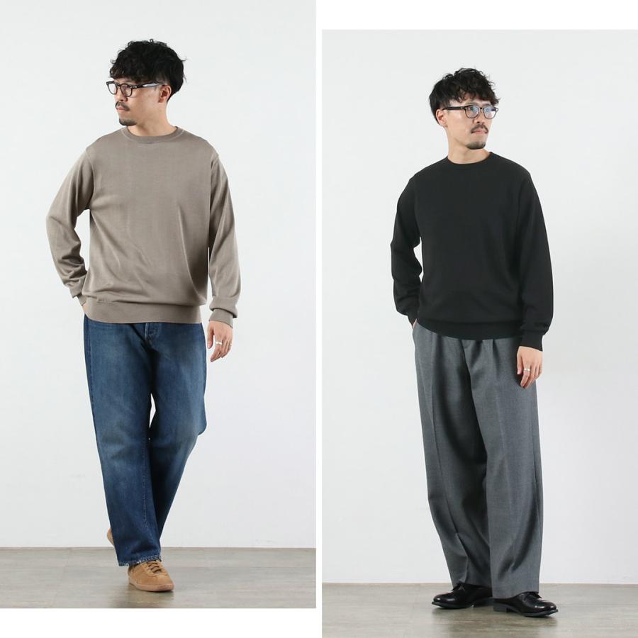 Yonetomi SILK KNIT CREW シルクニット SILK KNIT PULLOVER - Yonetomi STORE ONLINE｜ヨネトミストアオンライン