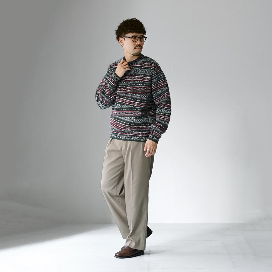 COOHEM（コーヘン） クレイジー フェアアイル ニットプルオーバー M / メンズ セーター クルーネック ウール 米冨 YONETOMI | Coohem | 06