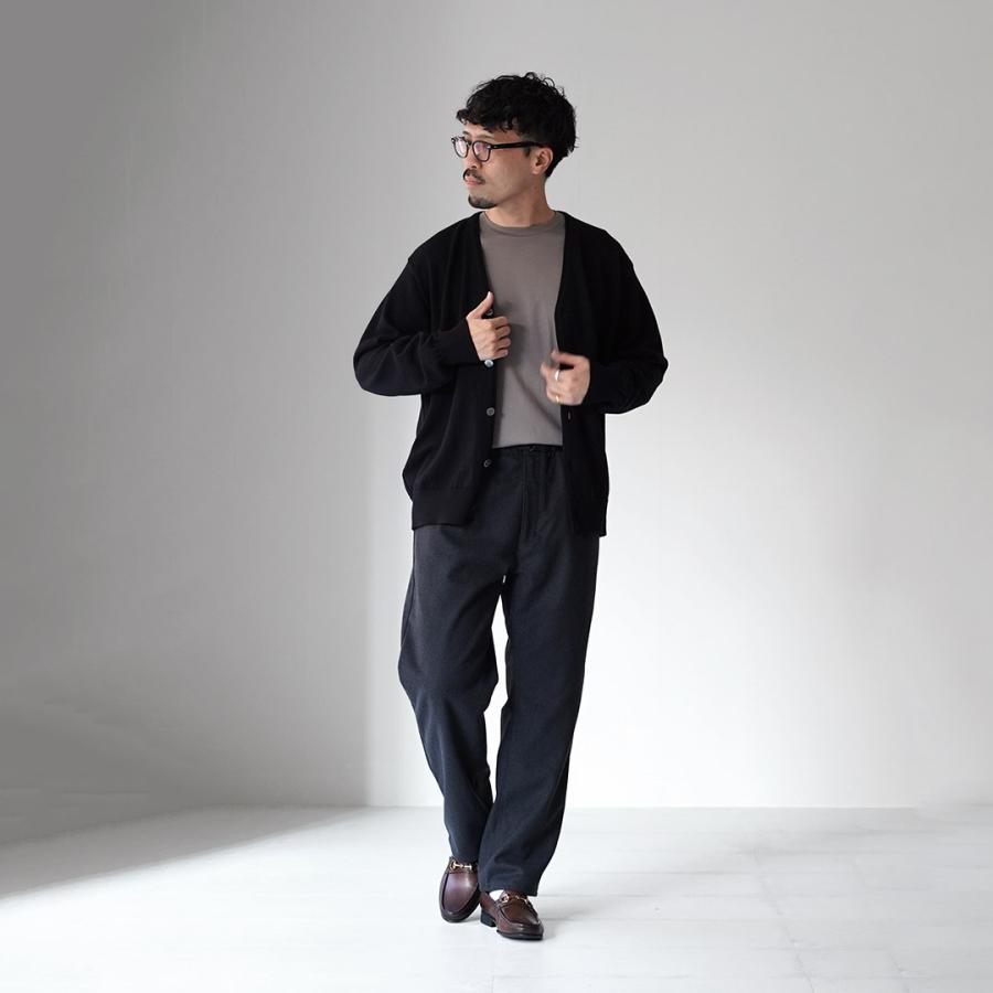 YONETOMI NEW BASIC（ヨネトミニューベーシック） アメリカン ウール＆コットン ニットカーディガン / メンズ 長袖 羽織り | Yonetomi NEW BASIC | 06