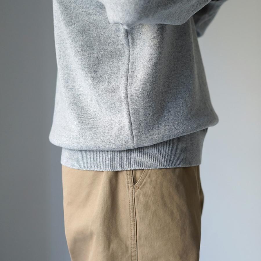 YONETOMI NEW BASIC（ヨネトミニューベーシック） リジッド カシミア ニット プルオーバー トップグレー / セーター カシミヤ | Yonetomi NEW BASIC | 10