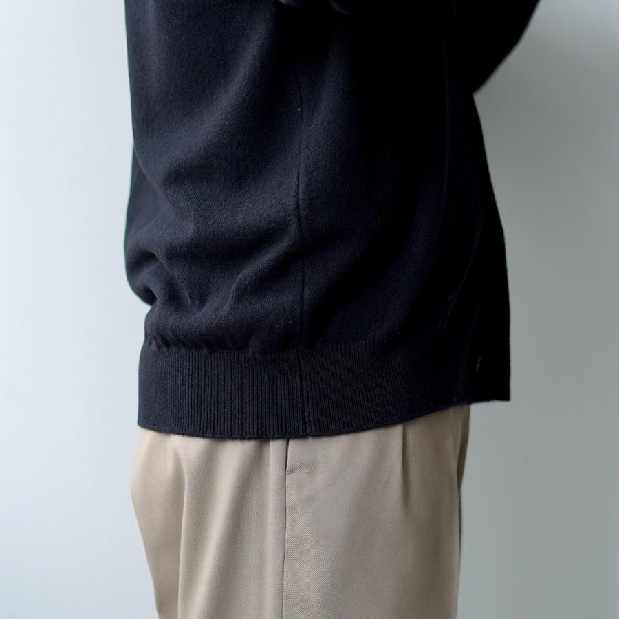 YONETOMI NEW BASIC（ヨネトミニューベーシック） リジッド カシミア ガーメントダイ ニット カーディガン / メンズ 長袖 羽織り | Yonetomi NEW BASIC | 11