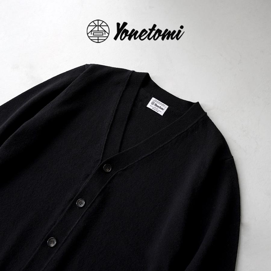 YONETOMI NEW BASIC（ヨネトミニューベーシック） リジッド カシミア ガーメントダイ ニット カーディガン / メンズ 長袖 羽織り | Yonetomi NEW BASIC | 05