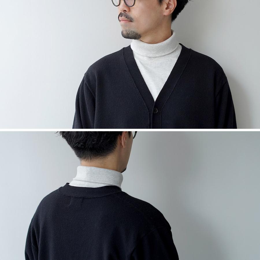 YONETOMI NEW BASIC（ヨネトミニューベーシック） リジッド カシミア ガーメントダイ ニット カーディガン / メンズ 長袖 羽織り | Yonetomi NEW BASIC | 07