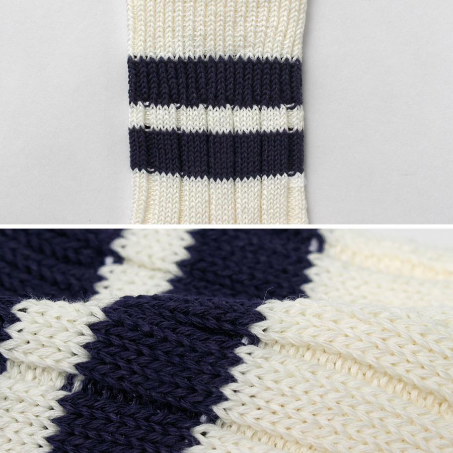 DECKA QUALITY SOCKS（デカ） 和紙×オーガニックコットン リブ ラインソックス / メンズ レディース SHOWATABE | decka Quality socks | 11