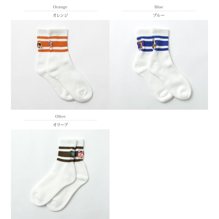 DECKA QUALITY SOCKS（デカ） 刺繍 スケーターソックス / メンズ レディース ユニセックス 靴下 SHOWATABE | decka Quality socks | 04