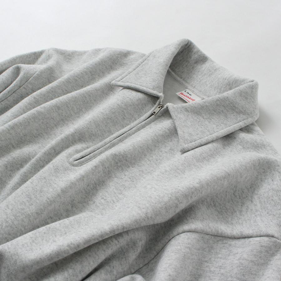 HEALTHKNIT（ヘルスニット） クラシックスウェット カラード ハーフジップ / メンズ 長袖 トレーナー 裏起毛 | Healthknit | 15