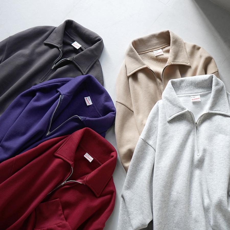 HEALTHKNIT（ヘルスニット） クラシックスウェット カラード ハーフジップ / メンズ 長袖 トレーナー 裏起毛 | Healthknit | 07