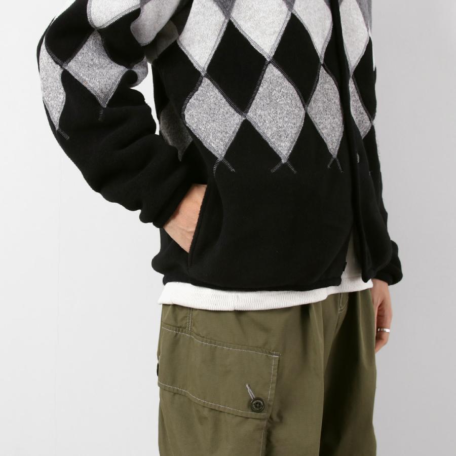 BURLAP OUTFITTER（バーラップアウトフィッター） アーガイル フリースカーディガン / メンズ Vネック ARGYLE FLEECE CARDIGAN | BURLAP OUTFITTER | 13