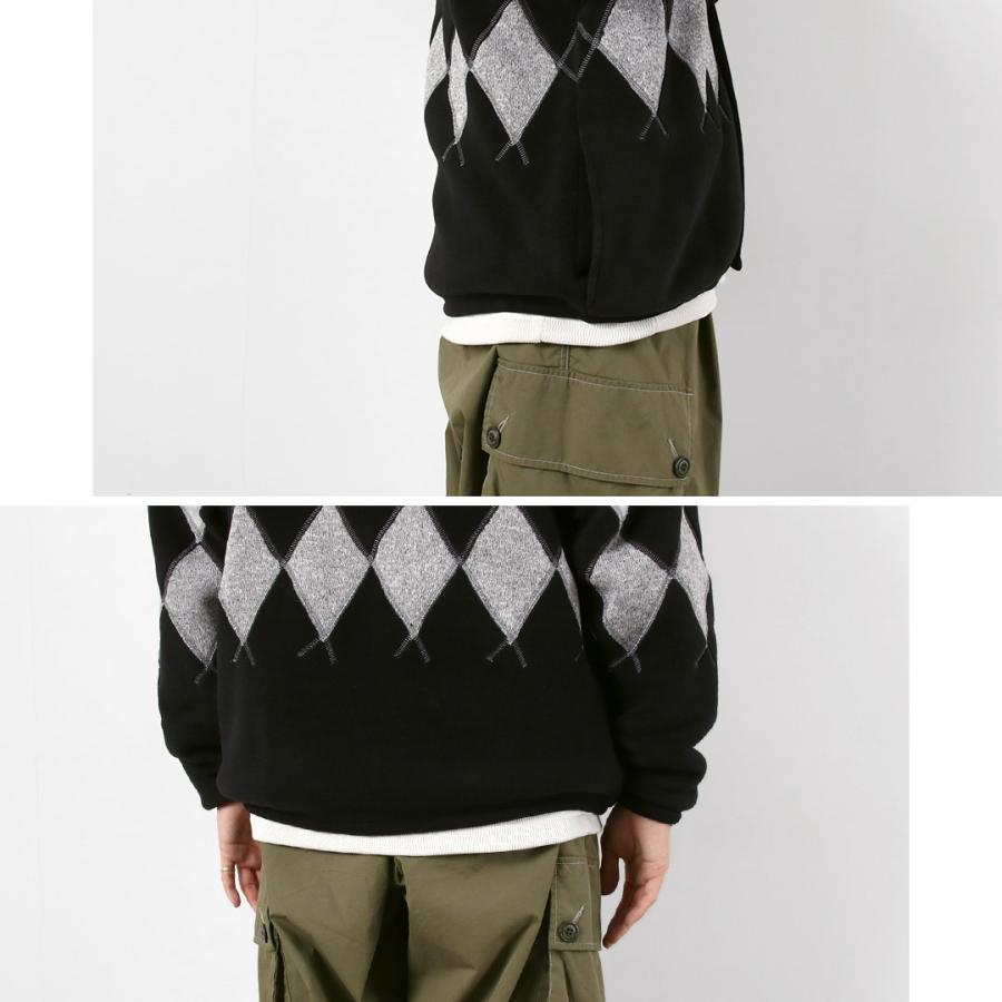 BURLAP OUTFITTER（バーラップアウトフィッター） アーガイル フリースカーディガン / メンズ Vネック ARGYLE FLEECE CARDIGAN | BURLAP OUTFITTER | 14