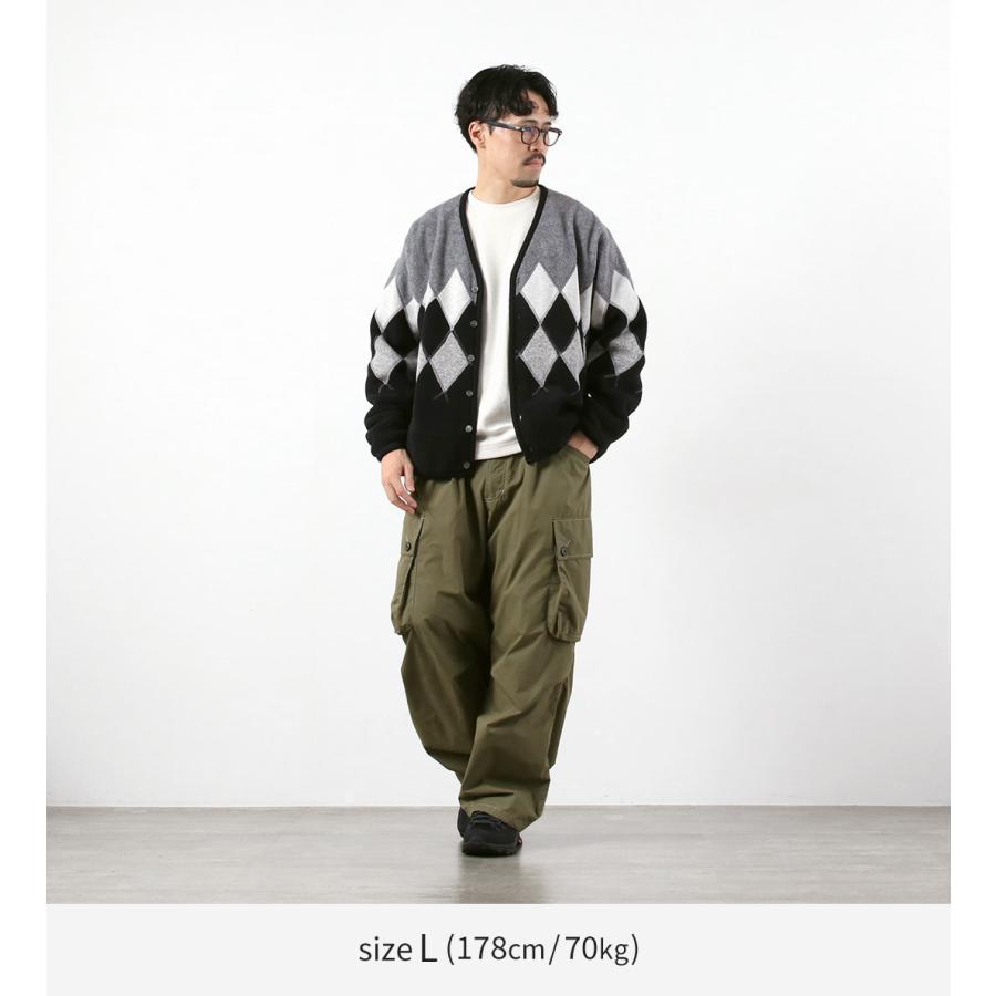 BURLAP OUTFITTER（バーラップアウトフィッター） アーガイル フリースカーディガン / メンズ Vネック ARGYLE FLEECE CARDIGAN | BURLAP OUTFITTER | 06