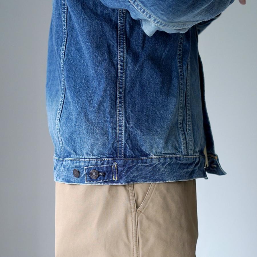 FOB FACTORY（FOBファクトリー） F2444 セルヴィッチ デニム 3rdジャケット ユーズド / Gジャン ライトアウター コットン メンズ | FOB FACTORY | 14