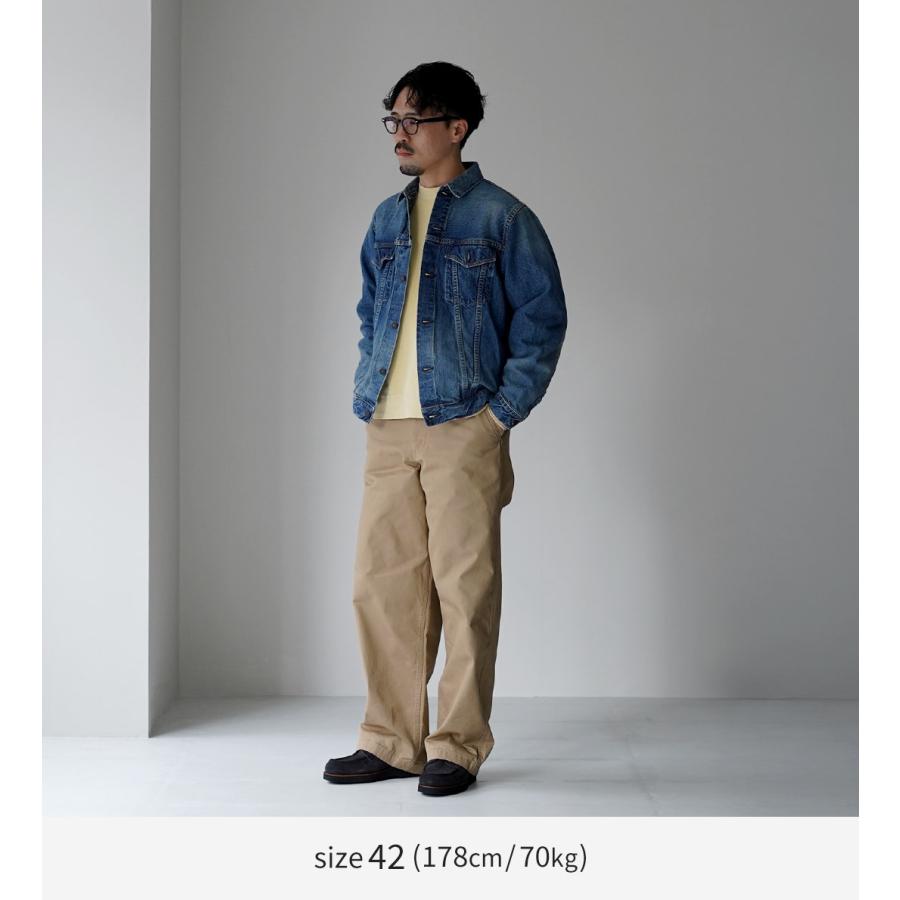 FOB FACTORY（FOBファクトリー） F2444 セルヴィッチ デニム 3rdジャケット ユーズド / Gジャン ライトアウター コットン メンズ | FOB FACTORY | 05