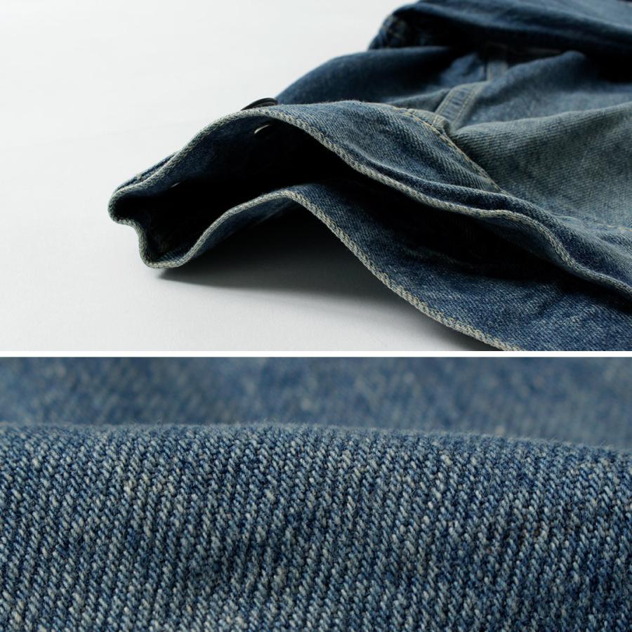 FOB FACTORY（FOBファクトリー） F2444 セルヴィッチ デニム 3rdジャケット ユーズド / Gジャン ライトアウター コットン メンズ | FOB FACTORY | 07