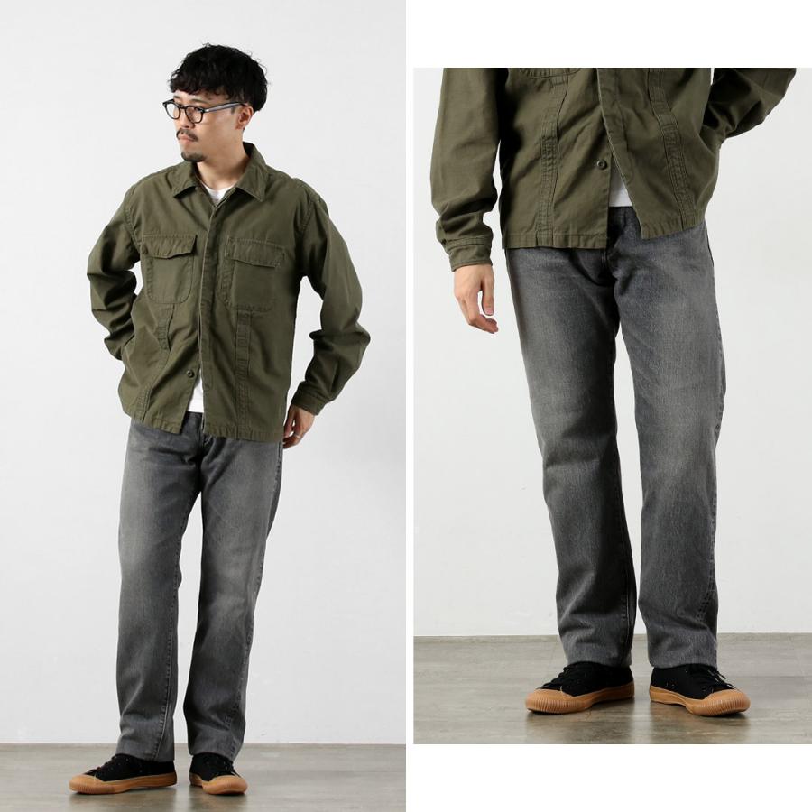 FOB FACTORY（FOBファクトリー） F153 セルヴィッチ デニム テーパード 5Pパンツ ユーズド / ジーンズ ジーパン 経年変化 | FOB FACTORY | 06