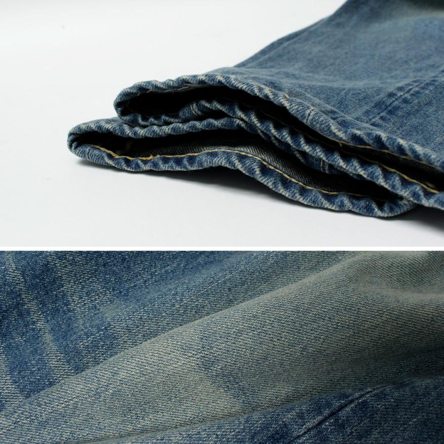 FOB FACTORY（FOBファクトリー） F153 セルヴィッチ デニム テーパード 5Pパンツ ユーズド / ジーンズ ジーパン 経年変化 | FOB FACTORY | 07