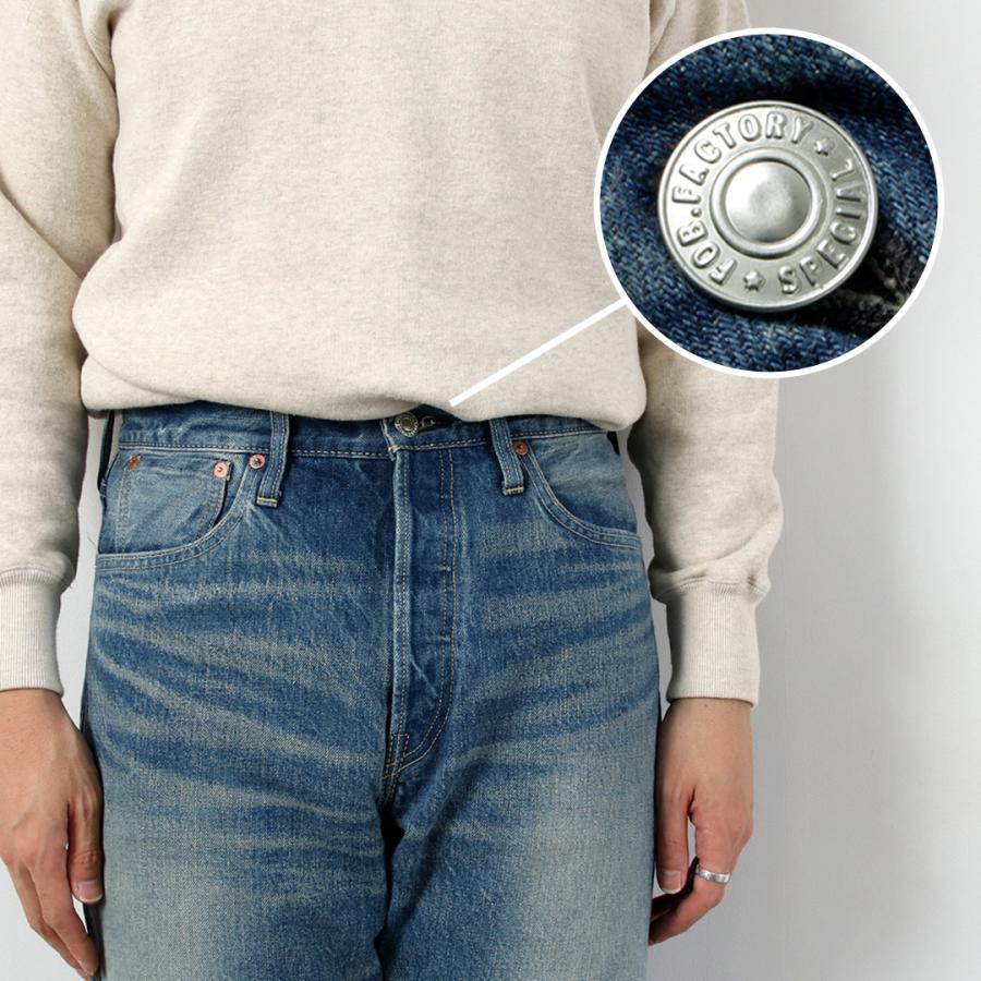 FOB FACTORY（FOBファクトリー） F153 セルヴィッチ デニム テーパード 5Pパンツ ユーズド / ジーンズ ジーパン 経年変化 | FOB FACTORY | 09