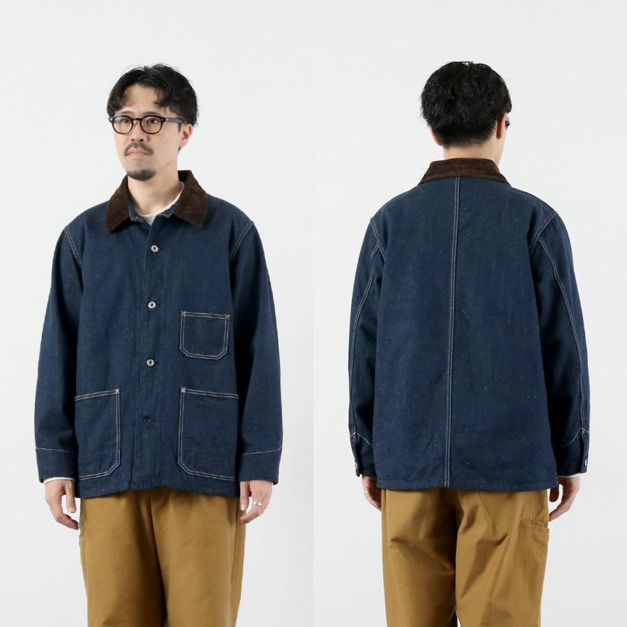 FOB FACTORY（FOBファクトリー） F2456 デニム チョアジャケット ブランケットライナー / メンズ アウター ワーク 綿 日本製 | FOB FACTORY | 15